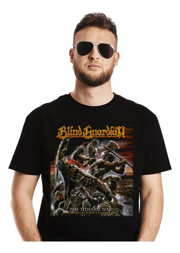 Polera Blind Guardian The Tides Of War Live Metal Impresión
