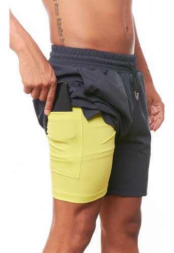 Short Deportivo Con Calza Salpa Long