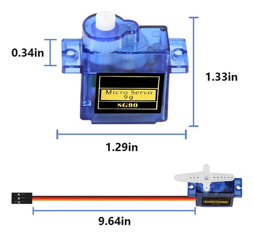 Servomotor Sg90 Micro Servo 9g Servomotor Para Rc Robot Arm