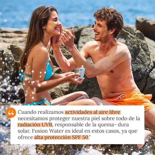 Fotoprotector Fusion Water Spf50 + Agua Micellar 100ml Isdin