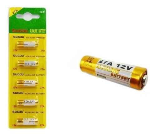 Pila 27a L828 G27a Mn27 L828 El812 12v Pack 5 Pilas Bateria