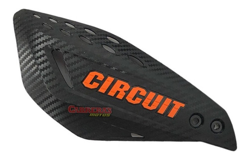 Cubre Manos Circuit Vector Carbono/naranja                  
