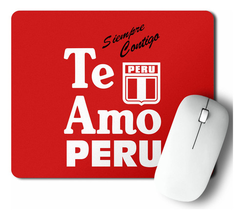 Mouse Pad Te Amo Peru (d0516 Boleto.store)