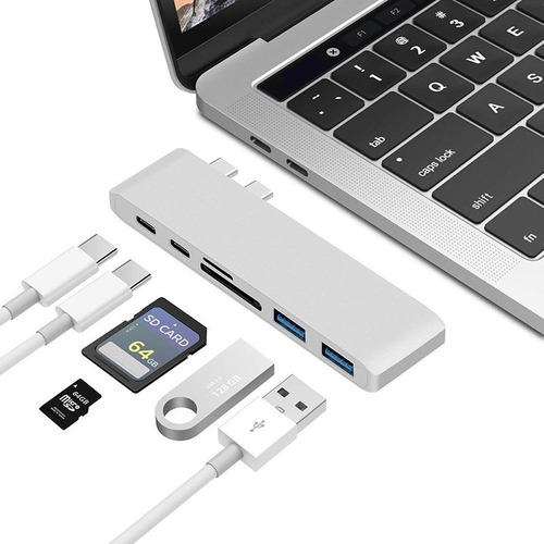 Hub Usb 3.0 Y Lector De Tarjetas Sd Usb C Macbook Air Pro