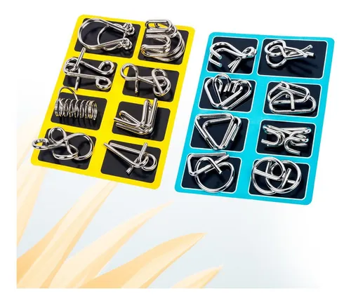 Para 16 Piezas Iq Test Mental Juego Juguetes Iq Juguetes