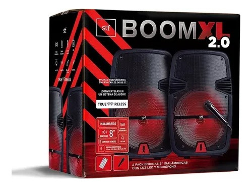 Stuffactory 2pack Baffle Bocina Inalámbrica, Boom Xl 2.0 8 