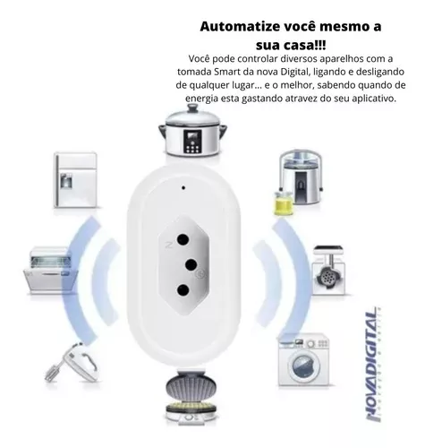 Tomada Inteligente Smart Wifi Google Home Alexa Automacao