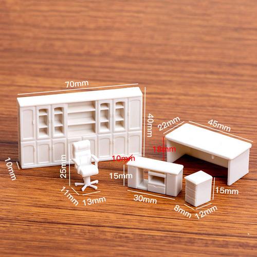 Conjunto De Móveis Em Miniatura 1/50, Móveis Em Miniatura