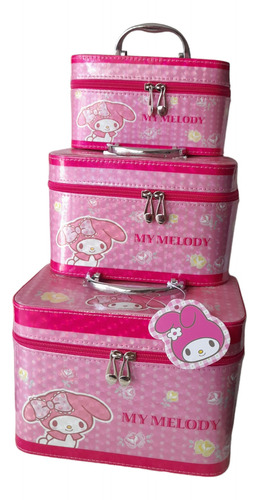 Trio De Neceser, Cosmetiquero Hello Kitty