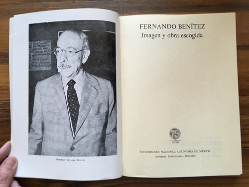Fernando Benítez Imagen Y Obra Escogida
