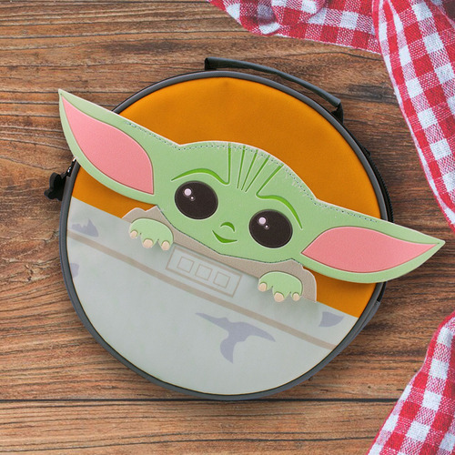 Lonchera Circular Grogu Baby Yoda Disney Star Wars Con Asa