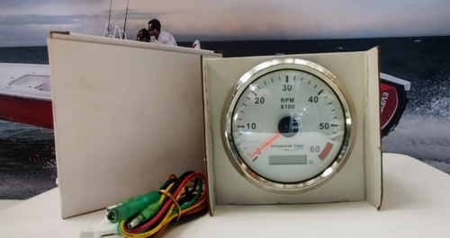 Tacometro + Cuenta Hora Reloj Cuenta Vueltas Nautica Milione