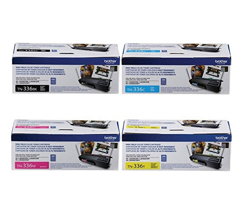 Impresora Brother Tn336 Toner Set (negro, Cian, Magenta, Ama