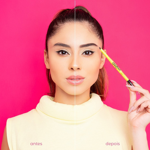 Lapiseira Sobrancel Vizzela Hellobrow Chanf Escovinha Cor 01