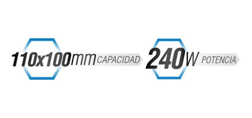 Imagen 4 de 5 de Lijadora Orbital 240w 100x110mm Thunderplus Tl00660