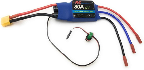 Controlador De Velocidad 80a Rc Esc Para Motor 5.5v 4a Ubec 