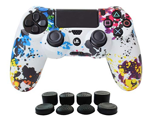 Protector De Gel De Silicona Para Mando De Ps4, Paquete De 9