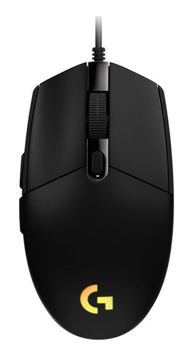 Mouse Gamer Logitech G203 8000dpi Rgb Preto Com Fio Novo