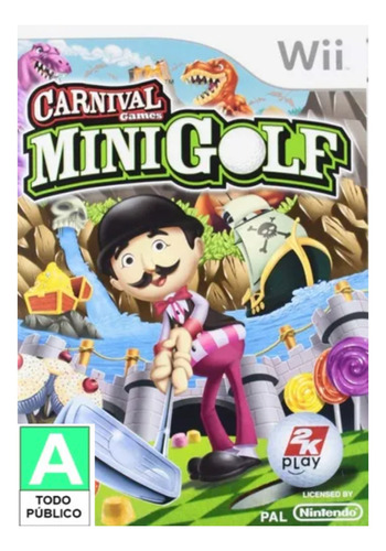 Carnival Games: Mini Golf  Standard Edition 2K Games Wii Físico