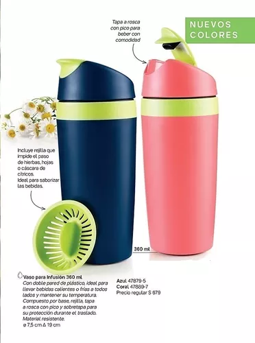 Tupperware Vaso Para Infusion X 360 Ml Oferta!!!!!!! - $ 4.999