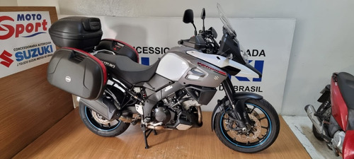 Imagem 10 de 12 de Suzuki Dl 1000 Vstrom 2019 Abs Branca Com Baús