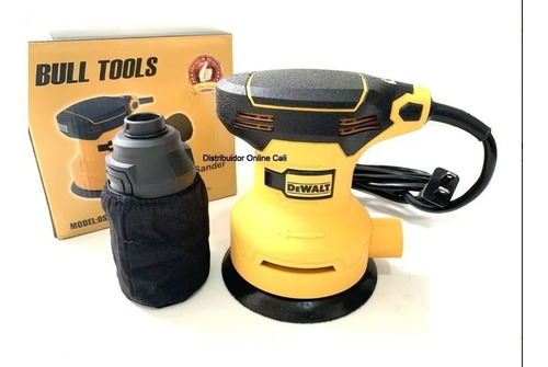 Lijadora Orbital Dewalt De Madera 125mm Interrupto Sellado