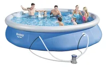 Comprar Piscina Inflable Redonda Bestway Fast Set 457x84cm Y 9677lt