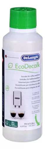 De'Longhi EcoDecalk - Descalcificador, solución descalcificadora universal  ecológica y jarra de espuma de leche de acero inoxidable, 12 onzas (11.8 fl