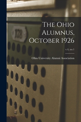 Libro The Ohio Alumnus, October 1926; V.4, No.1 - Ohio Un...