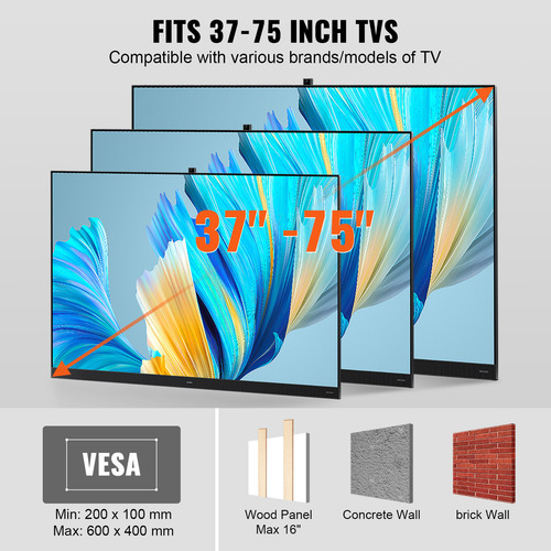 Vevor Soporte Tv Brazo Articulado 4,61 Pulgadas