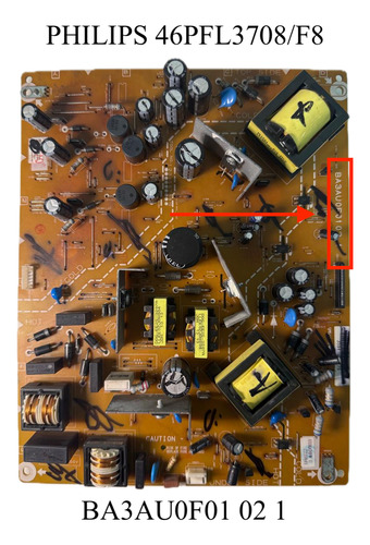 Tarjeta Fuente Philips 46pfl3708/f8 Ba3au0f0102 1 (Usado)