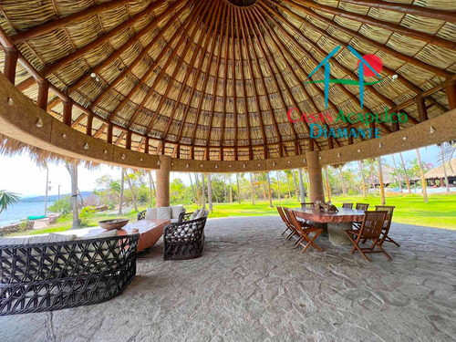 Cad Casa Los Cocoteros. Playa Privada A La Laguna De Tres Palos. 2 Albercas Privadas. Cocina Industrial