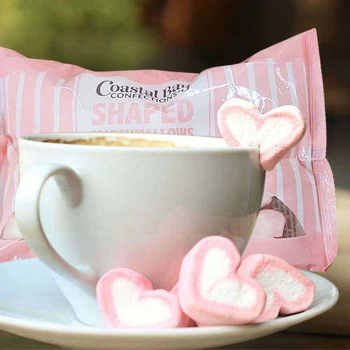 Malvaviscos Corazón Rosa & Blanco San Valentín 145g Coastal