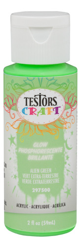 Acrilico Fluorescente Botellita 59 Ml Craft & Hobby Color Verde