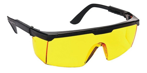 Kit 2 Oculos Proteção Segurança Rj Regulagem Amarelo Antiris