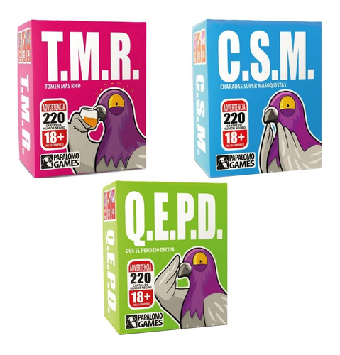Imagen 5 de 8 de Juego De Mesa Nuevo Set De Ctm, Ptm Y Hdp Original Sellados
