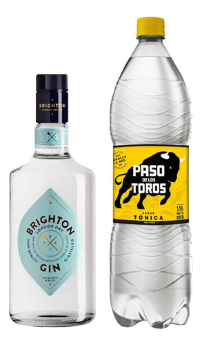 Gin Brighton + Paso De Los Toros Tónica 1,5lts - Gobar®
