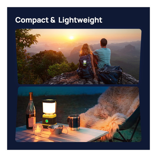 Linterna De Campamento Led, Linterna Led Led Con Batería 4