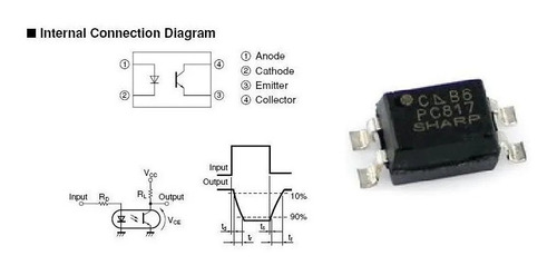 Optoacoplador Pc817 Smd 