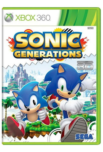 Jogo Sonic Generations - Xbox 360 - Mídia Física (Recondicionado)