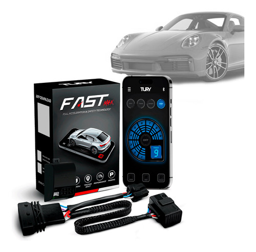 Módulo Acelerador Pedal Fast Com App 911 Gt3 18 19 20 21