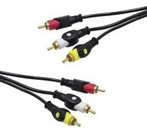 Comprar 1,5mt 3-rca-m 3-rca-m 3x3 Audio-video Cable 150cm