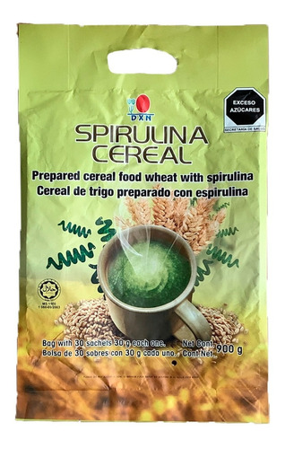 Cereal De Spirulina Dxn, De Trigo Preparado Con Spirulina 