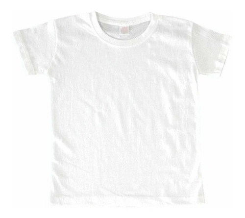 Camiseta Verano Algodon Color Blanco Estilo Casual Para 10