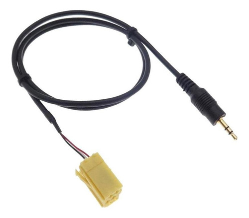 Cable Adaptador De Auxiliar De 3.5 Mm Para Peugeot 206 207