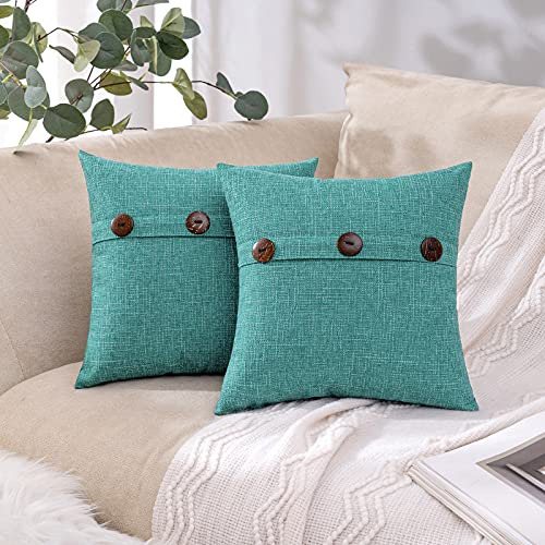 Miulee Set Of 2 Decorativo Lino Lanzar Almohada Funda C2k8h