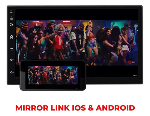 Imagen 3 de 9 de Estereo Pantalla 7 Multimedia Android Gps Car Play Wifi Auto