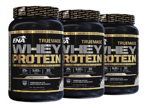 3 True Made Ena Whey Protein Suplementos Proteína 