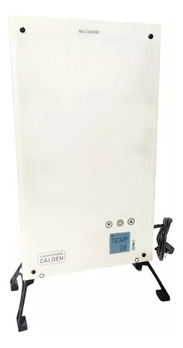 Calefactor Móvil Frente Vidrio Templado Blanco 2000w Calden
