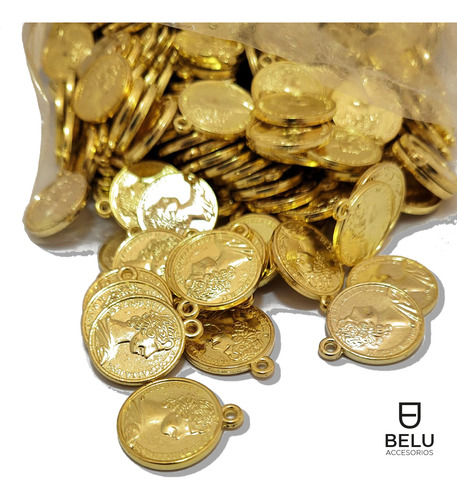 1100 Monedas 20mm Plástico Ccb Dorado Bijou Danza Arabe